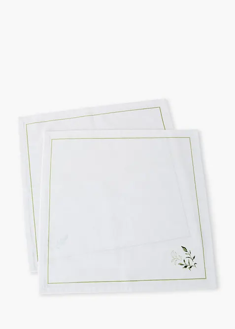 T&oslash;yservietter i &oslash;kologisk bomull (2-pack), bonprix