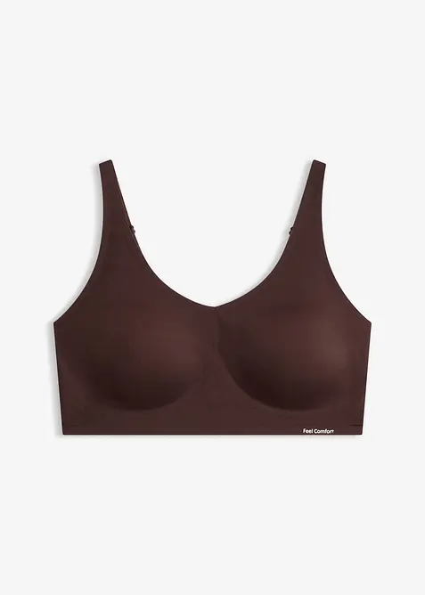 Vattert Feel Comfort Lasercut-BH uten spiler, med Jellyglue, bonprix
