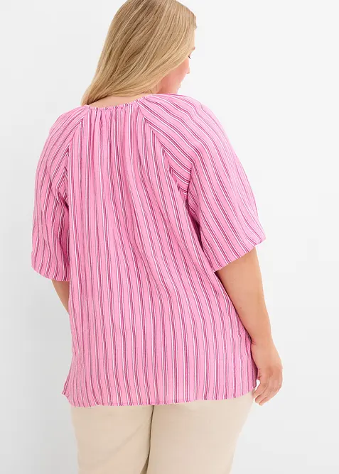 Bluse i myk musselin, bonprix