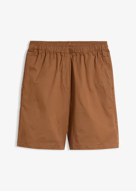 Pull on-shorts i bomullsmiks, bonprix