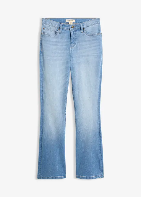 Bootcut-jeans High Waist, komfort stretch, bonprix