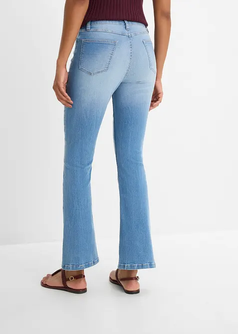 Bootcut-jeans High Waist, komfort stretch, bonprix