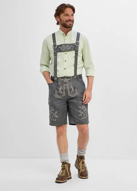 Drakt-shorts av imitert skinn, bonprix