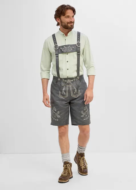 Drakt-shorts av imitert skinn, bonprix