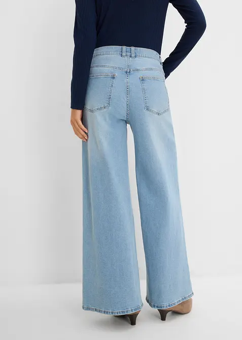 Wide Leg-jeans Mid Waist, bonprix
