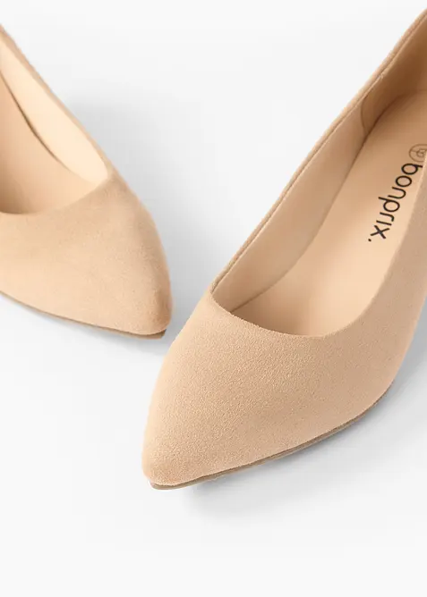 Pumps med blokkh&aelig;l, bonprix