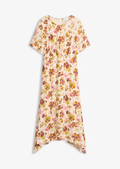 Kjole med asymmetrisk nederkant, bonprix