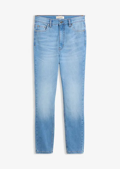Skinny-Jeans High Waist cropped, bonprix