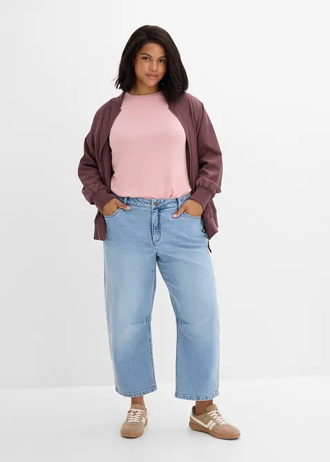 Barrel jeans Mid waist, bonprix