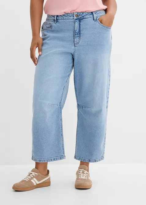 Barrel jeans Mid waist, bonprix