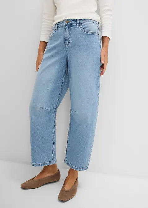 Barrel jeans Mid waist, bonprix