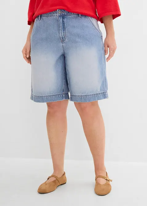 Lett jeans-bermudashorts Mid Waist, bonprix