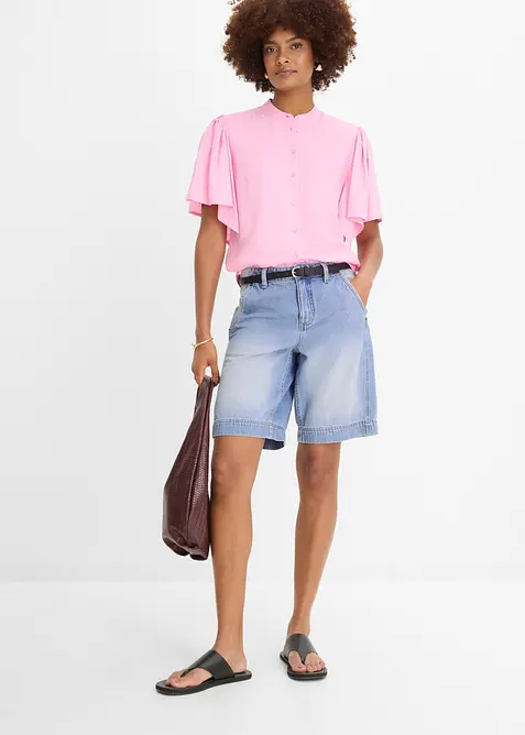 Bluse i viskose med pent fall, bonprix