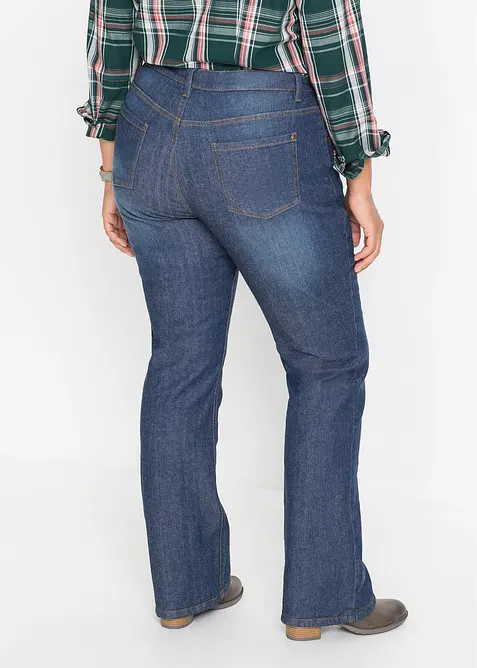 Varmende bootcut-jeans High Waist, bonprix