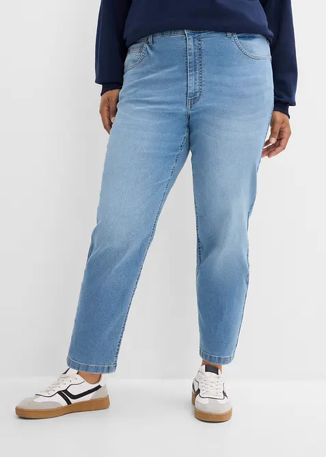 Mom-jeans High Waist cropped, bonprix