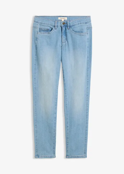 Straight jeans mid waist, stretch, bonprix