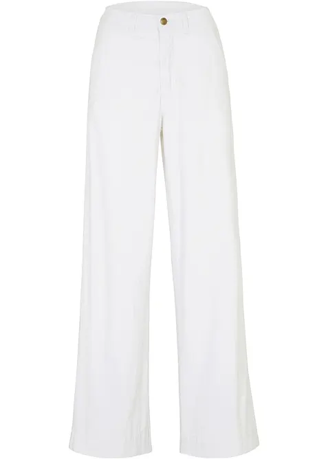 Wide Leg-jeans High Waist, Stretch, bonprix