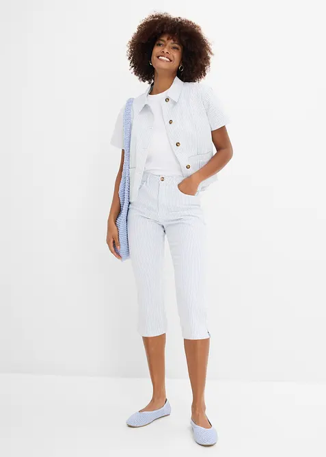 Caprijeans Mid Waist, bonprix