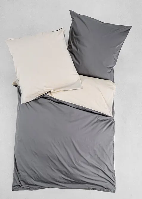 Vendbart sengesett i percale, bonprix
