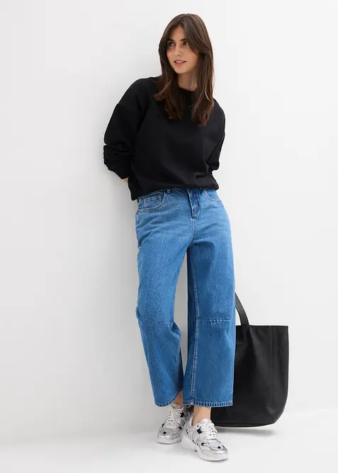 Barrel jeans Mid waist, bonprix
