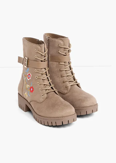 Sn&oslash;reboots med broderier, bonprix