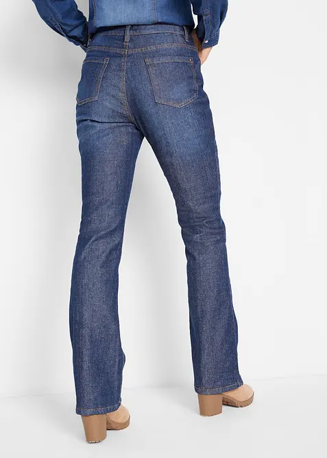 Varmende bootcut-jeans High Waist, bonprix