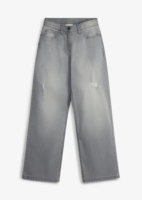 Wide Leg-jeans Mid Waist, bonprix