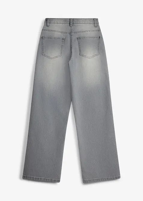 Wide Leg-jeans Mid Waist, bonprix