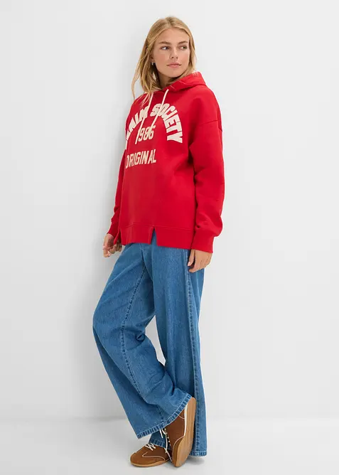 Oversized hettegenser i 100% bomull, bonprix