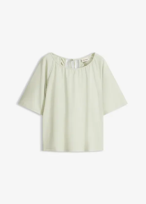 Oversized topp av &oslash;kologisk bomull, bonprix