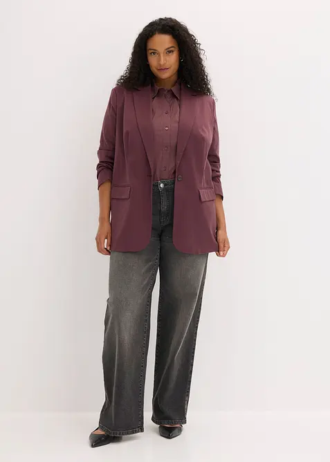 Lang, oversized blazer, bonprix