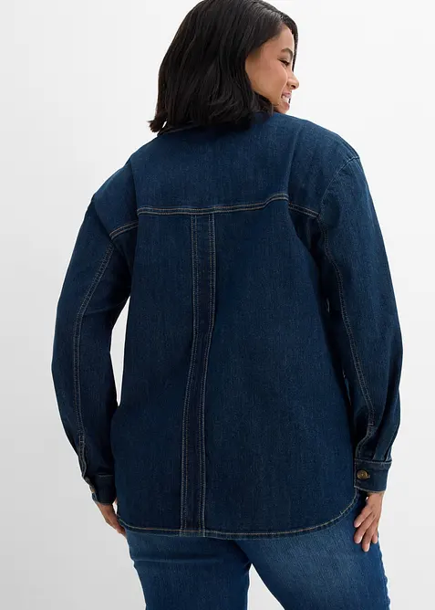 Denimjakke med &oslash;kologisk bomull, bonprix
