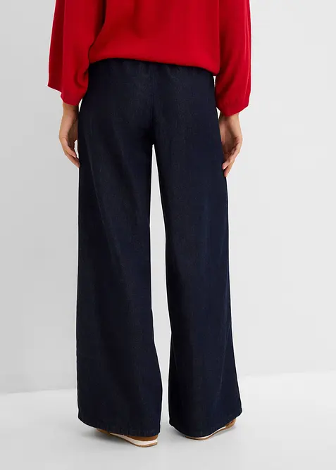 Lett Wide leg-jeans, Mid Waist, bonprix