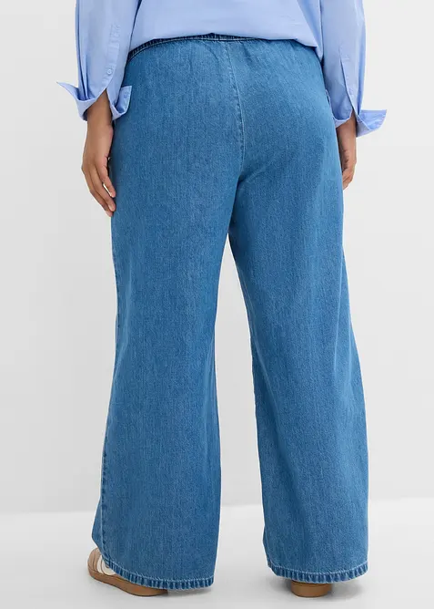 Lett Wide leg-jeans, Mid Waist, bonprix