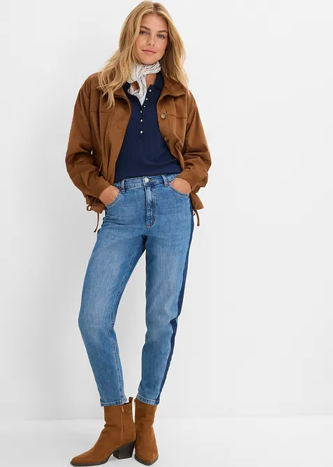 Mom-jeans High Waist cropped, bonprix