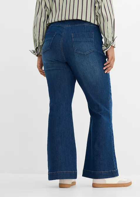 Flared jeans Mid Waist, bonprix