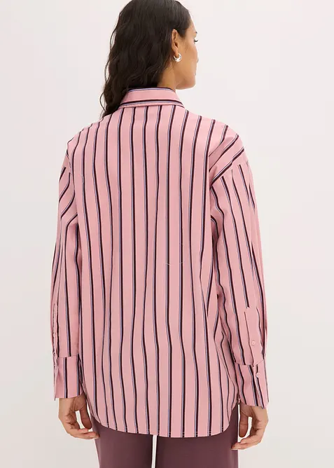 Skjortebluse av bomullsmiks, bonprix