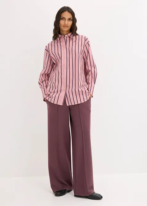 Skjortebluse av bomullsmiks, bonprix