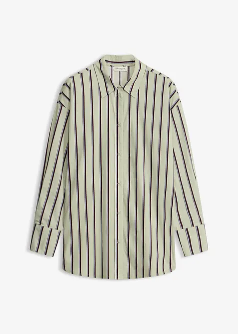 Skjortebluse av bomullsmiks, bonprix