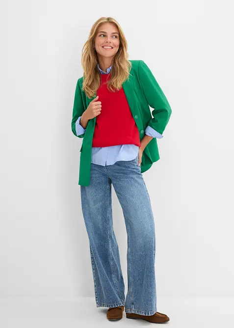 Blazer i viskosemiks, bonprix