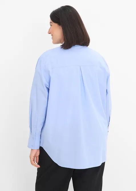 Skjortebluse i 100% bomull, bonprix