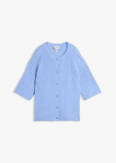 Vid cardigan i myk ullmiks, bonprix