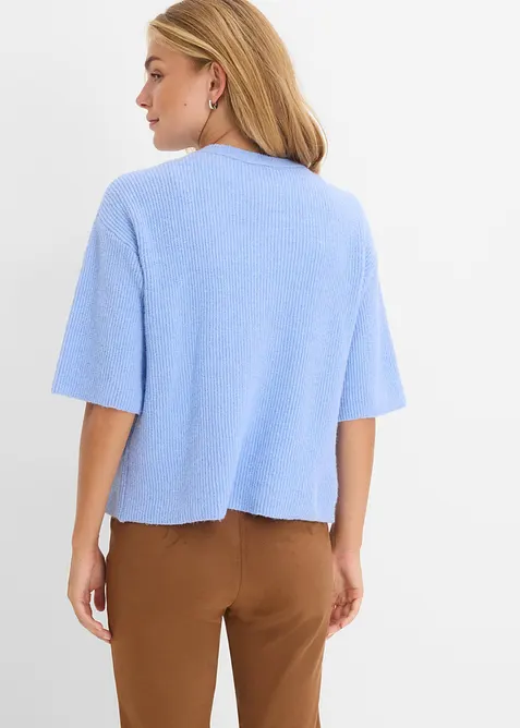 Vid cardigan i myk ullmiks, bonprix