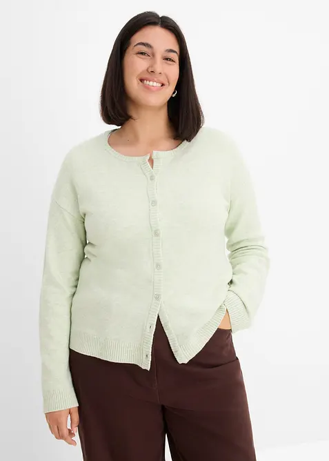 Cardigan i myk viskosemiks, bonprix
