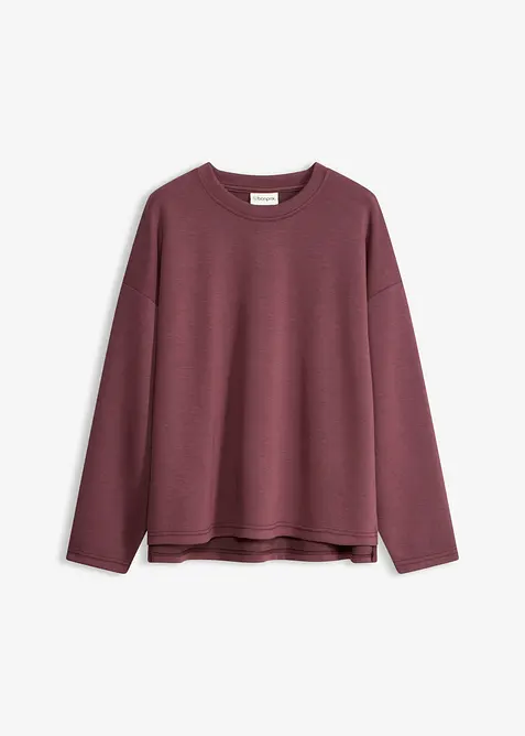 Oversized scuba-topp av viskosemiks, bonprix