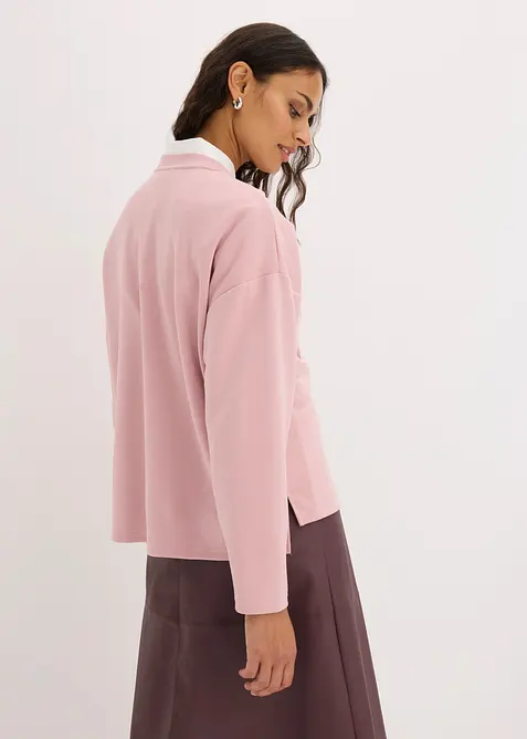 Oversized sweatshirt av viskosemiks, bonprix