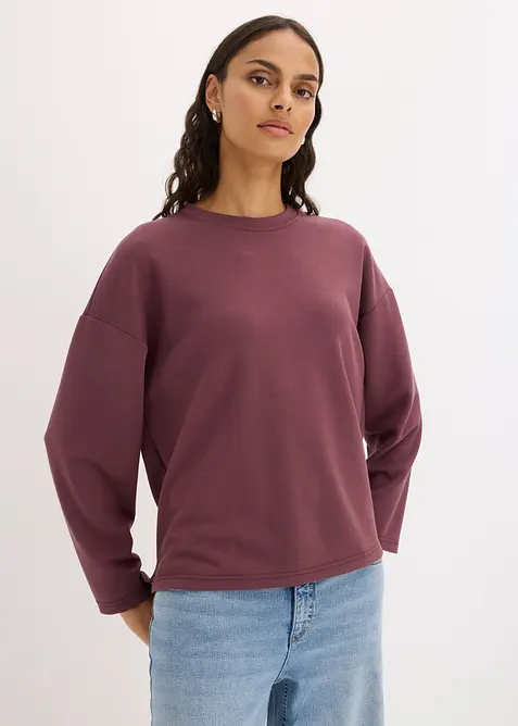 Oversized scuba-topp av viskosemiks, bonprix