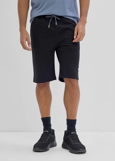 Sweat bermudashorts i 100% &oslash;kologisk bomull, bonprix
