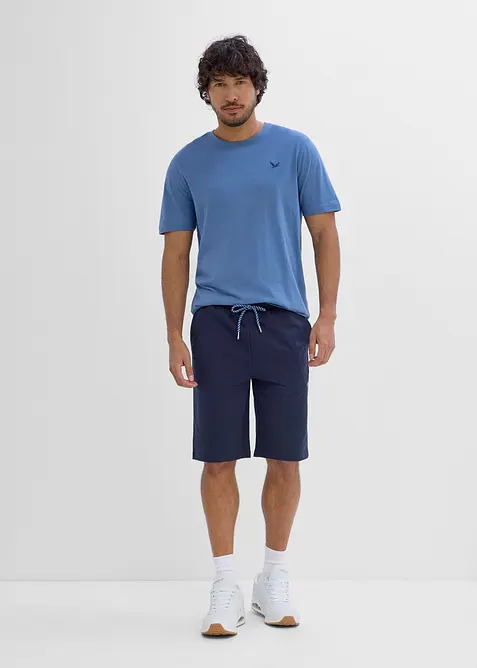 Sweat bermudashorts i 100% &oslash;kologisk bomull, bonprix
