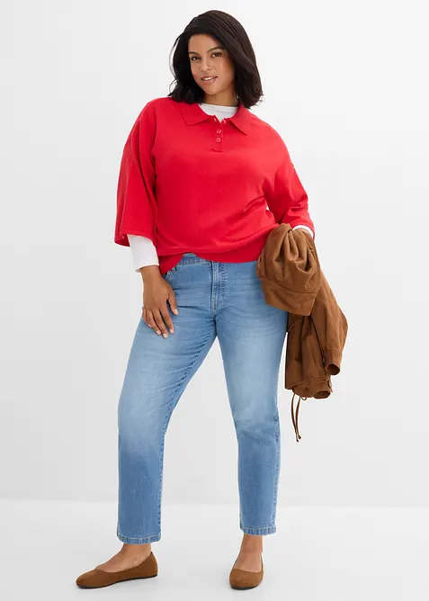 Straight-jeans Mid waist, cropped, bonprix